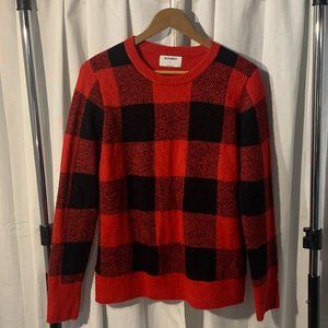 New Buffalo print sweater from Old Navy